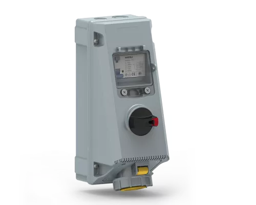 Wall Mounted Switch Socket Outlets-Interlocked